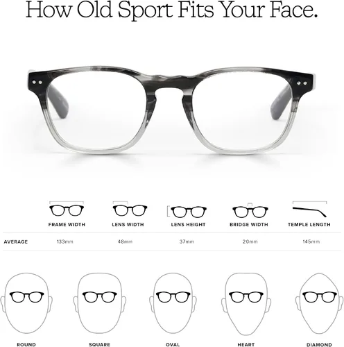 Vista 4 de eyebobs - Old Sport Gafas de lectura prémium para hombres y mujeres Marco rectangular Disponible en 0x - 4.0x