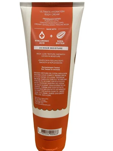 Vista 2 de Bath & Body Works, Signature Collection Ultra - Crema corporal de karité, 8 onzas (Marshmallow Pumpkin Late)