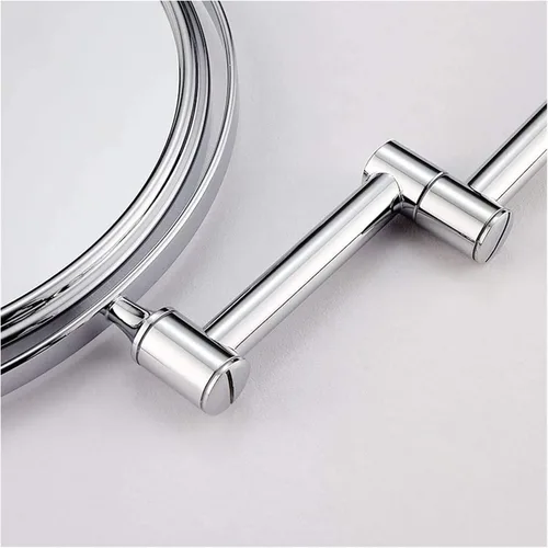 Vista 5 de Wall-Mounted Makeup Mirror Wall Mount 8 Inches Vanity Makeup Mirror 3X Magnified Polished Chrome Finish 360 Degree Swivel
