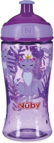 Vista 7 de Nuby Impreso Kids Pop Up Sipper Botella de agua - 12 oz