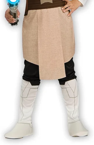 Vista 3 de Rubies Star Wars - Disfraz y máscara de Kenobi OBI-Wan de Clone Wars para niños, talla S, Un
