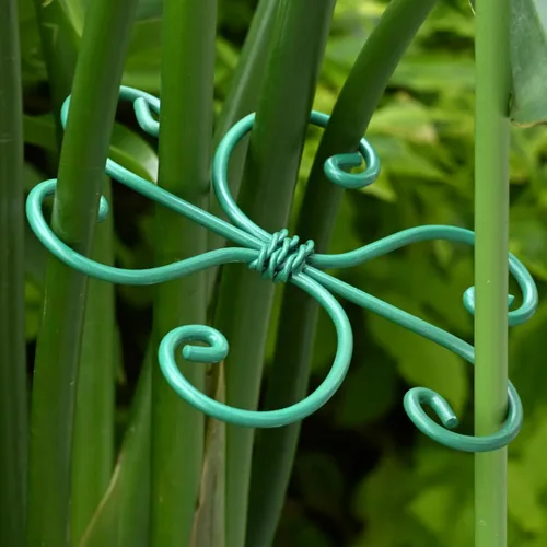 Vista 6 de Yohsnor 5 ganchos de soporte para plantas Monstera - 4.1 x 4.4 pulgadas, estabilizadores flexibles duraderos para plantas de interior, soportes