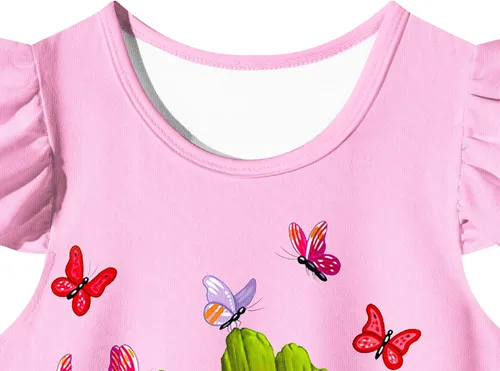 Vista 2 de Girls Princess Groot Costume Dress Boys Cartoon Movie Shirts and Pants Sets Two Piece Swimsuits for kids 2-12 Years
