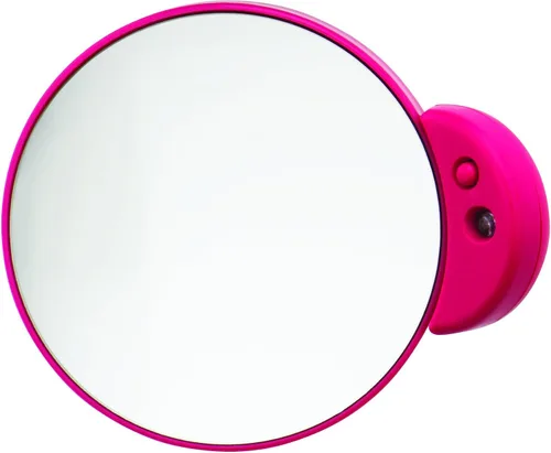 Vista 7 de Danielle Creations - Espejo de maquillaje de viaje de 3.5 pulgadas, aumento de 12x, negro/rosa