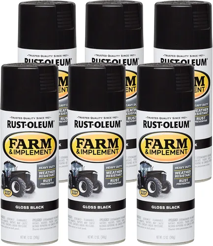 Vista 39 de Rust-Oleum Farm & Implement 280176 - Pintura esmaltada, galón, naranja (Allis Chalmers Orange)