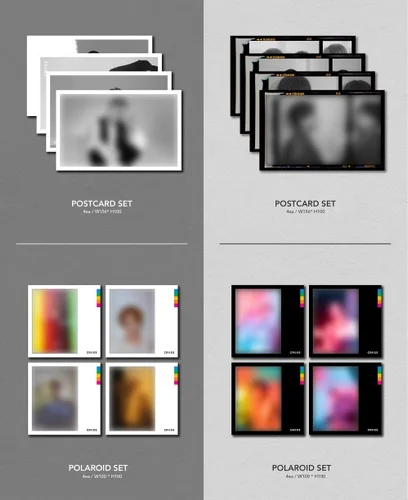 Vista 3 de Ganador de YG - Cruz [CROSSLIGHT ver.] Álbum de fotos de 3 minúsculas+póster plegable de doble cara+juego de tarjetas extra de doble cara