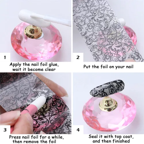 Vista 8 de Calcomanías de arte de uñas para el día de San Valentín, calcomanías de transferencia de arte de uñas, suministros de uñas, labios rosas, corazón