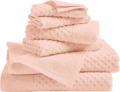 Vista 47 de Great Bay Home - Toallas de mano 100% algodón blanco, 6 toallas de baño suaves para manos, altamente absorbentes y de secado rápido, colección 01