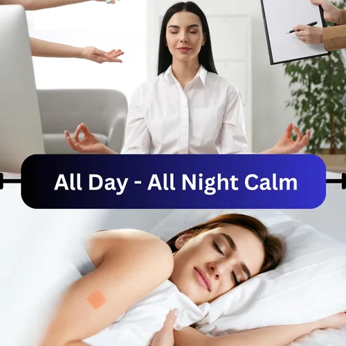 Vista 4 de Live To Shine Paquete de parches para dormir y aliviar el estrés – Melatonina GABA + Parches para relajarse y relajarse – Premium hecho en Estados