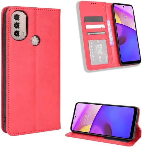 Vista 7 de Funda para Motorola Moto E30, funda para Motorola Moto E40 XT2159-1 XT2159-2 XT2159-3 XT2159-6 / Moto E20 XT2155-1 XT2155-3 Funda de piel sintética