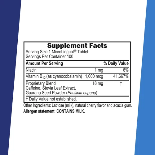 Vista 2 de Superior Source Ráfaga de energía rápida de vitamina B12 (100 tabletas)