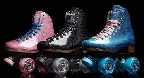 Vista 2 de Sure-Grip Stardust - Patines con purpurina para hombre 11 / mujer 12