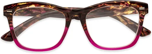 Vista 2 de Foster Grant Estilos de mujer para Y.o.u. Stapleton Gafas de lectura Ojo de gato, Marrón/rosa