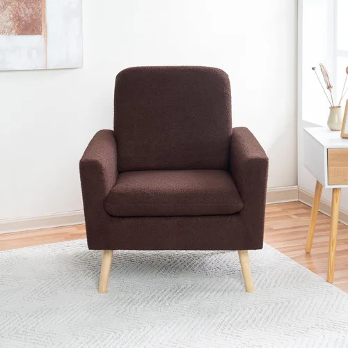 Vista 19 de Ariana Silla Giratoria de Barril de 360 Grados Silla de Acento Giratoria para Sala de Estar con Reposabrazos Silla de Acento Pequeña para el Hogar