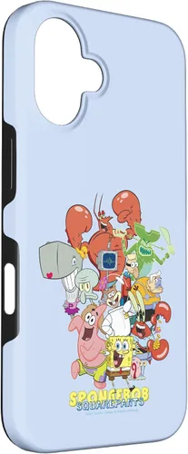 Vista 3 de Funda para iPhone 16 SpongeBob SquarePants Group Party Pose