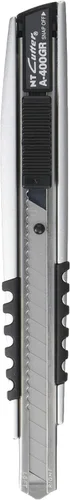 Vista 20 de NT Cutter - Cuchillo multiusos de agarre de aluminio fundido a presión de serie Premium Evolution PMG con bloqueo automático, hoja negra extra