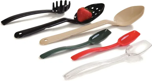 Vista 7 de Carlisle Cucharas para servir ensalada/bufé, macizas y perforadas, .25 onzas - .8 onzas., Negro, 1