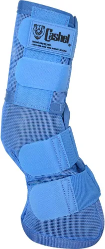 Vista 3 de Cashel Crusader Leg Guard Botas con mosca, color azul, caballo