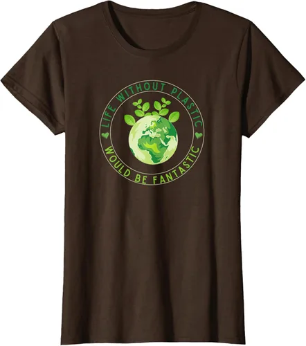Vista 21 de Life Without Plastic Ecology Planet Original Vegan Gift T-Shirt