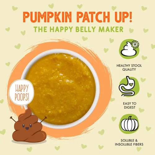 Vista 4 de Weruva Pumpkin Patch Up! Suplemento alimenticio de puré de calabaza para mascotas para perros y gatos, bolsa de 1.05 oz (paquete de 12)