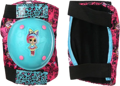 Vista 2 de LOL Surprise Signature Series - Rodilleras protectoras y coderas para bicicleta de niños, para mayores de 3 años, color rosa