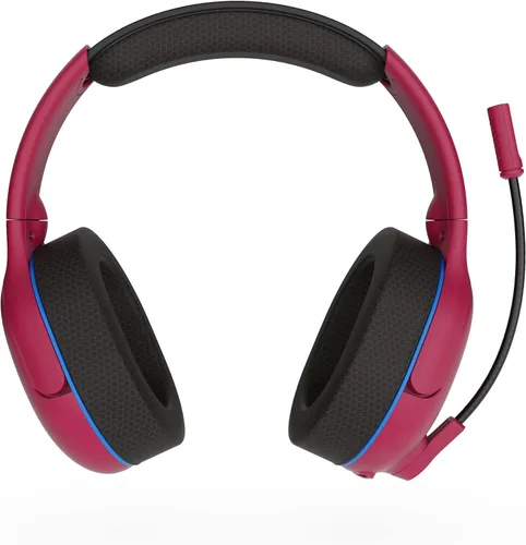Vista 11 de PDP AIRLITE Pro Wireless Headset with Mic for PS5, PS4, PC - Cosmic Red