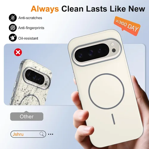 Vista 254 de Jshru Funda para Samsung Galaxy S26 Plus/Galaxy S25 Plus: para Galaxy S24 Plus [compatible con Magsafe] [2 protectores de pantalla HD] cubierta