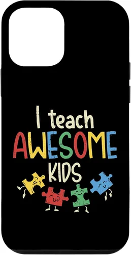 Vista 16 de iPhone 16 I Teach Awesome Kids Autismo Educación Especial Estuche para Maestro