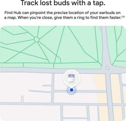 Vista 9 de Google Pixel Buds 2a - Auriculares inalámbricos Bluetooth con cancelación activa de ruido y modo de transparencia, ligeros, ajuste cómodo, batería