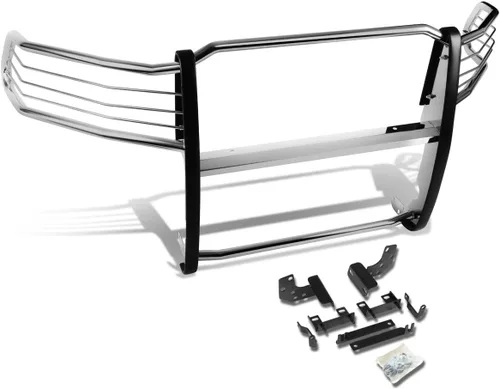 Vista 9 de DNA MOTORING GRILL-G-022-BK - Protector de rejilla para parachoques delantero, color negro, compatible con Ram 1500 09-18