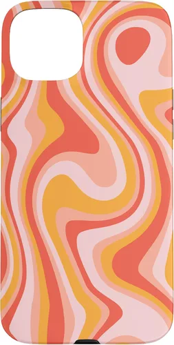 Vista 9 de iPhone 16 Retro Groovy Liquid Swirl Hippie 70's 80's Psychedelic Case