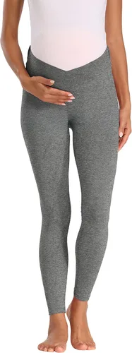 Vista 3 de Foucome Leggings de maternidad de apoyo súper suaves para mujer