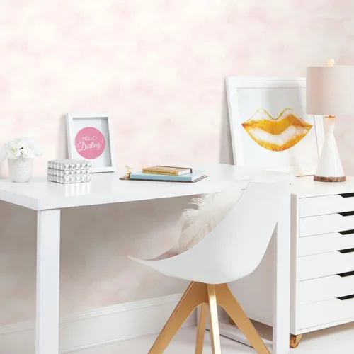 Vista 7 de RoomMates RMK10709WP - Papel pintado rosa en nubes despegar y pegar