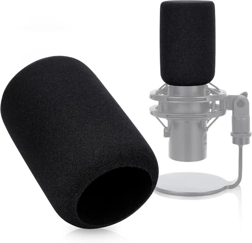 Vista 10 de Parabrisas de micrófono para HyperX QuadCast2 – Fundas de micrófono de espuma que mejoran la calidad de grabación, filtro profesional Hyperx