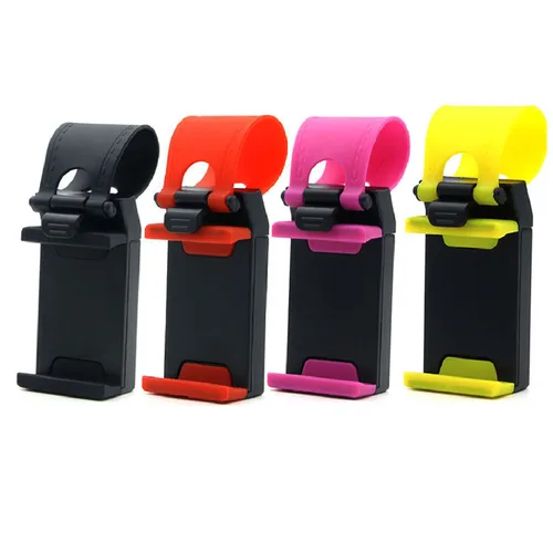 Vista 2 de Soporte Celular Para Volante De Coche Multifuncional