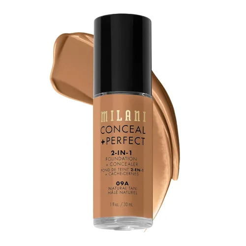 Vista 32 de Milani Conceal + Perfect - Maquillaje líquido de base, neutro ligero, 1