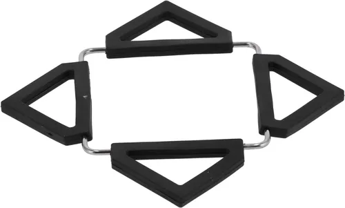 Vista 2 de Silicone Trivet Mat Stainless Steel Hot Pot Holder Nonslip Coasters Heat Insulation Bowl Mats Foldable Table Pad Tableware Placemat for Hot Pans