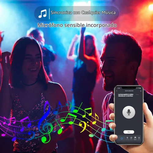 Vista 4 de Paquete de 4 bombillas inteligentes GU10, RGBCW que cambian de color, bombillas LED Alexa de 5 W, bombillas de pista WiFi, regulables