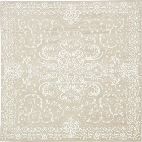 Vista 22 de Unique Loom Rushmore Collection Adams - Alfombra rectangular de 2 x 3 pies, color beige y marfil