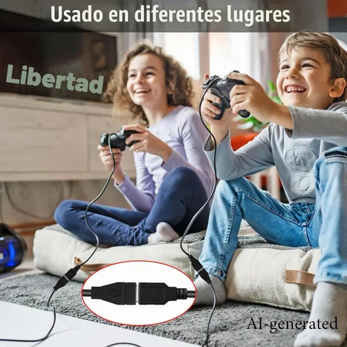 Vista 5 de Cable de extensión USB de 3 pies, paquete de 5 unidades, USB A 2.0 macho a hembra, para impresora, mouse, teclado, velocidad de transferencia de 480