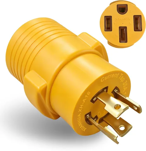 Vista 9 de Adaptador RV de 30 amperios a 110, enchufe de alimentación NEMA 5-15P NEMA 5-15P a L5-30R