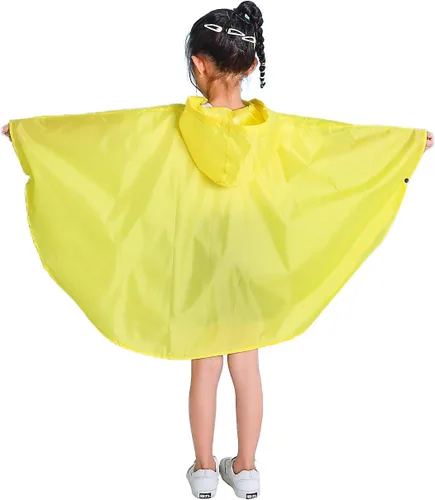 Vista 2 de Spmor Chaqueta de lluvia con capucha para niños