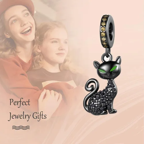 Vista 3 de Annmors Silver Charms for Bracelets 925 Sterling Dragonfly Family Heart Love Dangle for Women Bracelet & Necklace Pendant