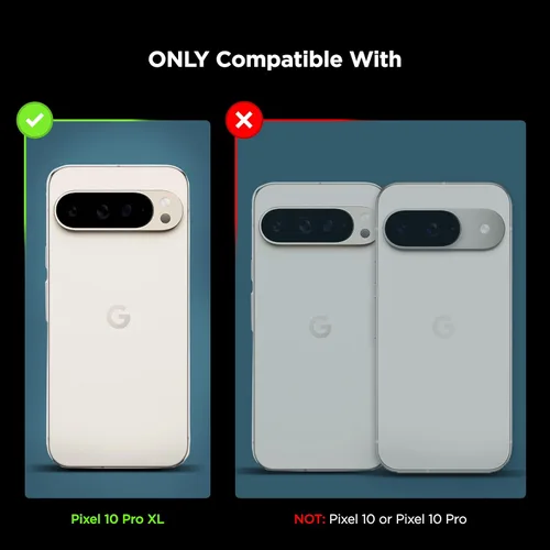 Vista 2 de Protector de pantalla de vidrio templado para Google Pixel 10 Pro XL (6.8 pulgadas) con aplicador de fácil instalación (paquete de 2)