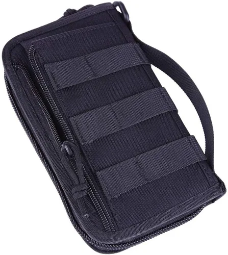 Vista 5 de Pasaporte cartera titular para hombres y mujeres viaje impermeable tarjeta de crédito y dinero bolsa multifuncional familia cremallera teléfono