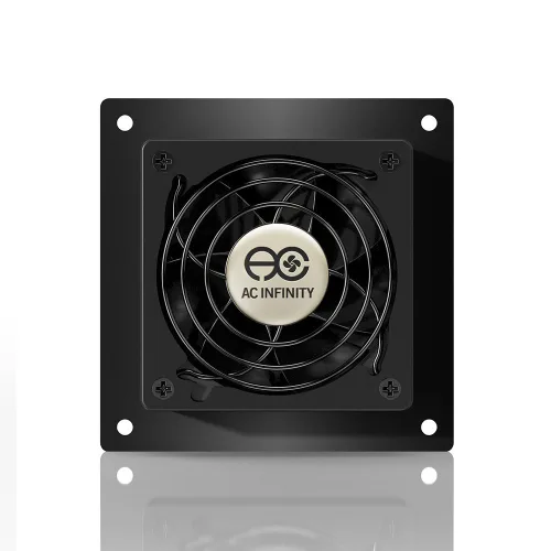 Vista 3 de Kit de ventilador de refrigeración para armarios, para sistema de cine en casa o receptor de AV, de AC Infinity, AI-CFS80BA