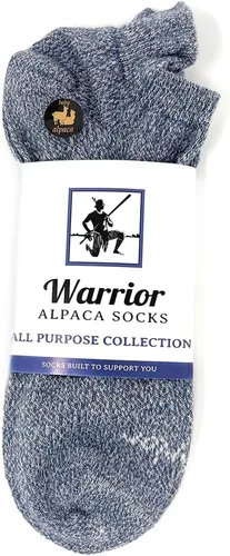 Vista 8 de Warrior Alpaca Socks - Colección Everyday Warrior - Calcetines de alpaca multiusos - Uso diario para cada temporada