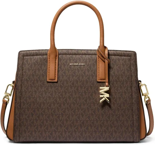 Vista 24 de Michael Kors Bolso Satchel Laila de mujer tamaño mediano