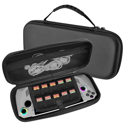 Vista 2 de Funda de transporte portátil para ASUS Rog Ally 2023 Release Hard EVA Shell Travel Daily Handheld Game Console Bolsa de almacenamiento protectora