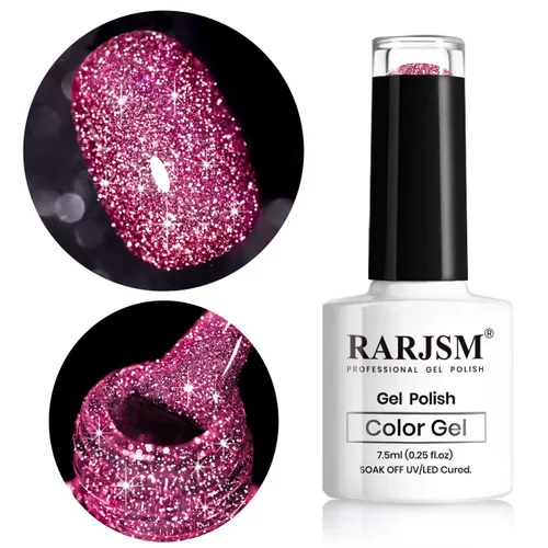 Vista 27 de RARJSM - Esmalte de uñas de gel con purpurina, de color verde oliva, brillante y brillante, para manicura DIY y salón de uñas, requiere secado